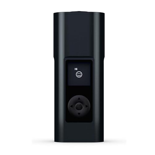 Arizer Solo III Vaporizer | Tragbarer Hybrid mit stufenloser Temperaturregelung, USB-C, Display | Für Kräuter und Harze | Schwarz | Schnellaufheizung