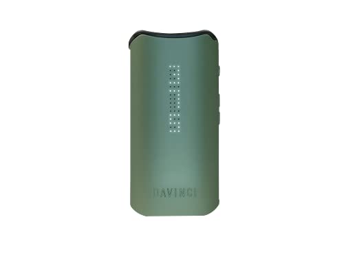 DaVinci IQC Dual Use Vaporizer- Portable Vaporizer- Dry Herb Extract- 5 Year, App Enabled- Emerald