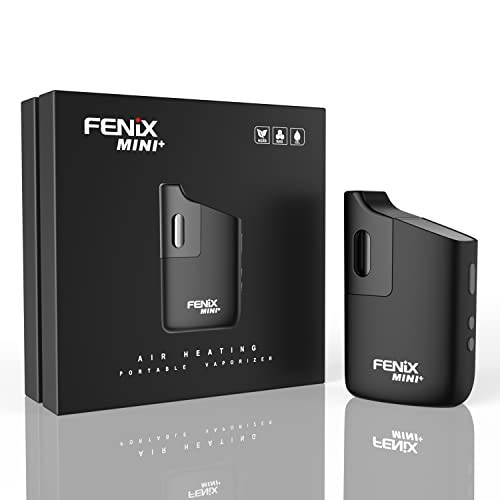 FENiX Mini Plus Vaporizer | Neuestes Modell mit USB-C | für Kräuter & Extrakte | 100% KONVEKTION! FENiX Mini+ Verdampfer *Schwarz*