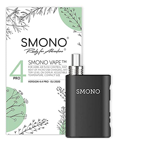 Smono No. 4 PRO Vaporizer - AUSLUAFMODELL 2020 - Verdampfer +Labor Glasmundstück + hohe Sicherheit