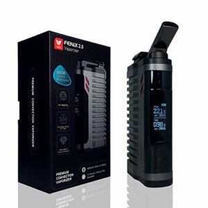 WOLKENKRAFT FENiX 2.0 Vaporizer für Kräuter & Extrakte | 100% Konvektion | Auswechselbare Titankammer | 5200 mAh-Akku *Gun Metal*