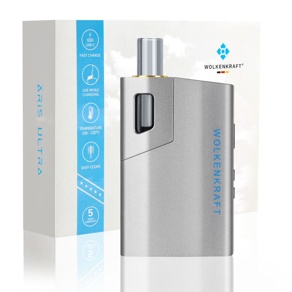 WOLKENKRAFT ÄRiS ULTRA Vaporizer *Gun Metal* Phytoinhalations-Verdampfer